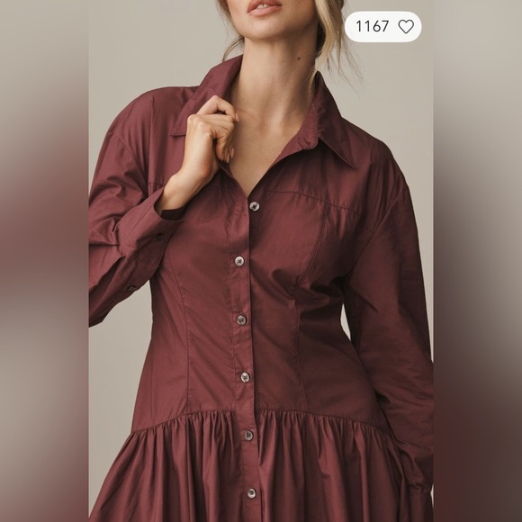 Drop Waist Midi Shirt Dress
Anthropologie in: Cherrywood - Picture 4 of 5